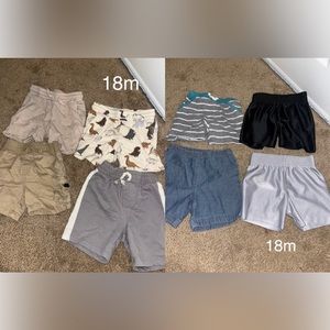 (SOLD) 8 Toddler boy shorts bundle